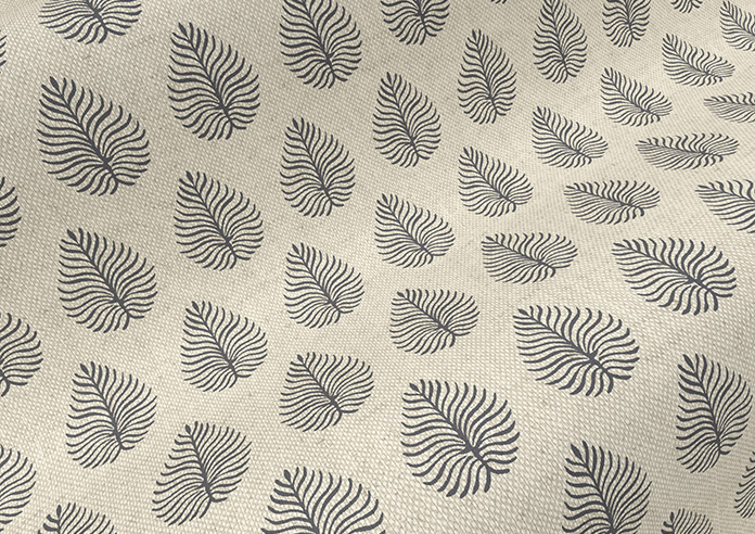 Emily Bond Jaipur, Charcoal - Roller Blind - Image 4
